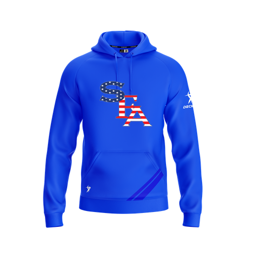 [FOLHSMRY-YXS-LOGO1] Decker Summit Hoodie (Youth XS, Royal, Logo 1)