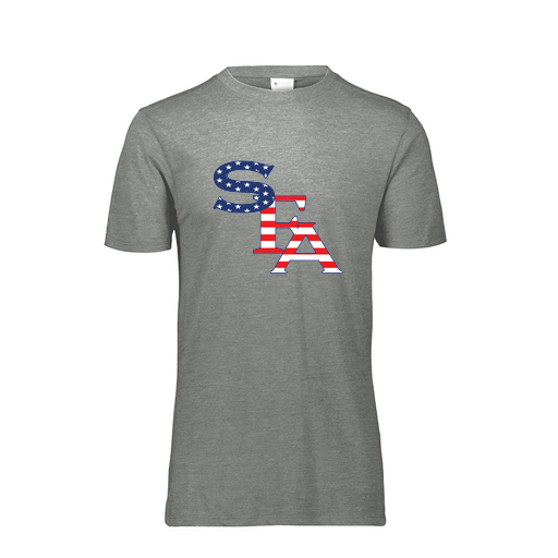 [FTSCUBGY-AS-LOGO1] Decker Men's Tri-Blend T-Shirt - Short Sleeve (Adult S, Gray, Logo 1)