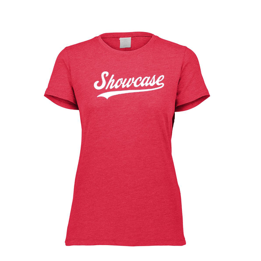 [FTSCUBRD-FAXS-LOGO3] Decker Women's Tri-Blend T-Shirt - Short Sleeve (Female Adult XS, Red, Logo 3)