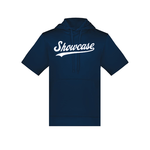 [6871.065.S-LOGO3] Men's Dri Fit Short Sleeve Hoodie (Adult S, Navy, Logo 3)