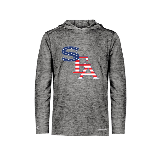 [FOLHCGBK-YS-LOGO1] Decker Youth Charge Hoodie (Youth S, Black, Logo 1)