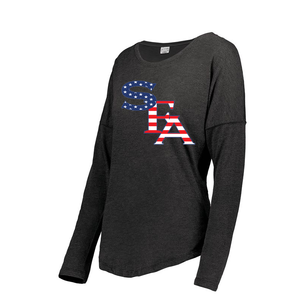 Decker Women's Tri-Blend T-Shirt - Long Sleeve